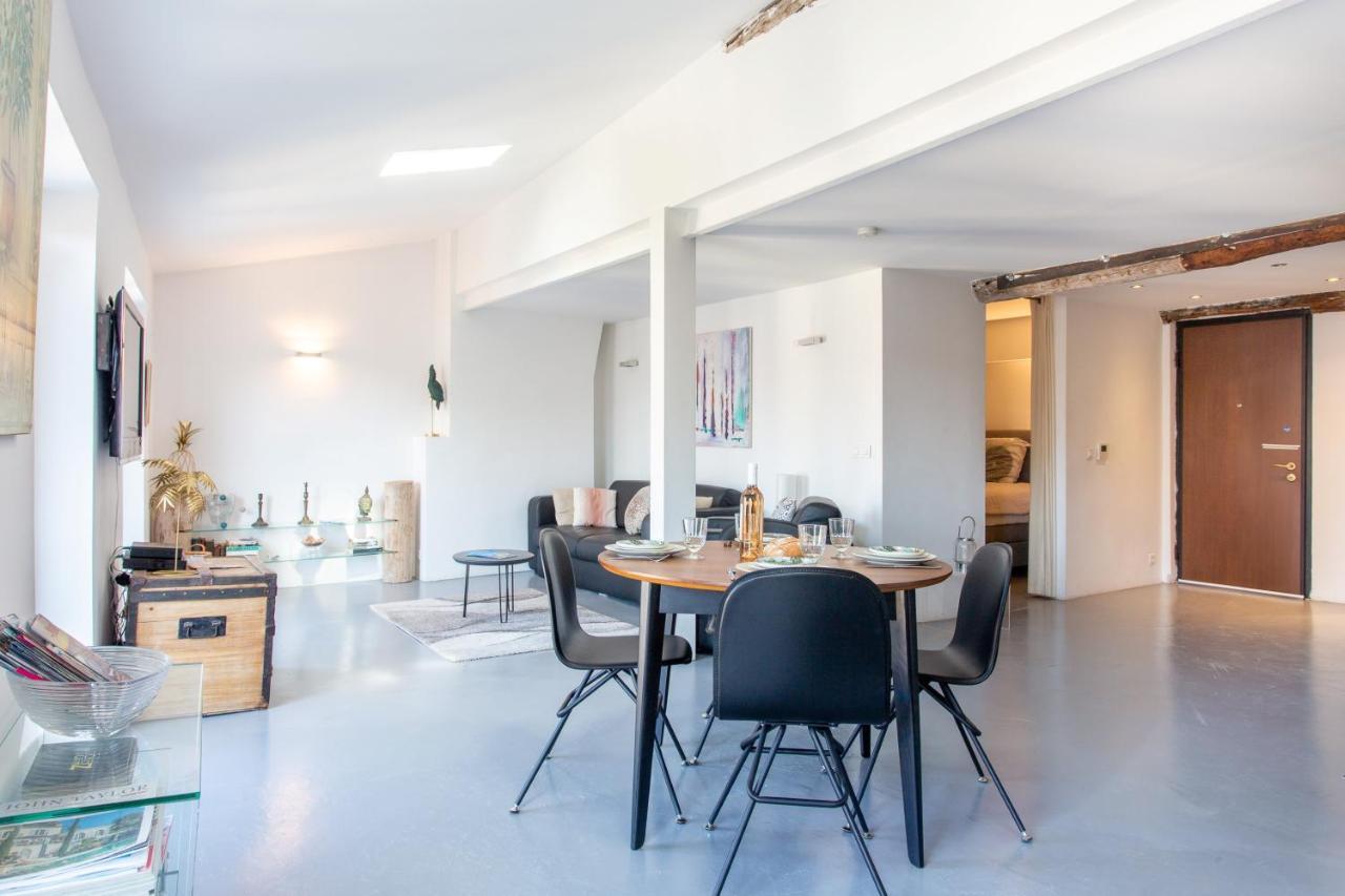 Ross 5- F2, Lumineux, Balcon, Loft, Clim, Vieux-니스 외부 사진